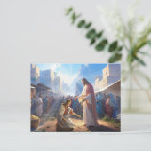 The Woman Healed by Faith ポストカード (スタンド正面)