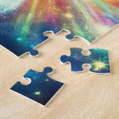 The Woman in the Flowing Energy of the Universe  ジグソーパズル (側面)