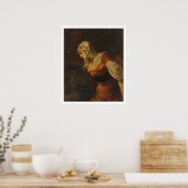 The Woman of Samaria at the Well, c.1560 (cの油) ポスター (キッチン)