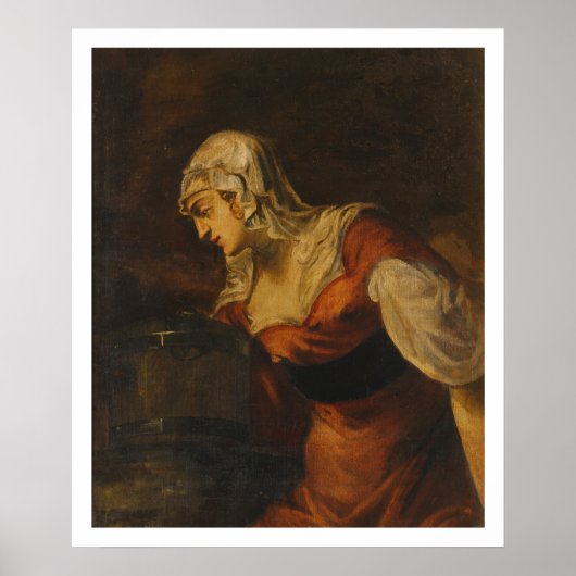 The Woman of Samaria at the Well, c.1560 (cの油) ポスター (正面)