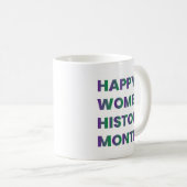 The WOMEN HISTORY MONTH mug コーヒーマグカップ (正面右)