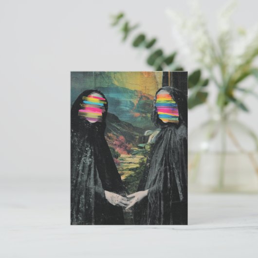 The Women With Blurred Faces ポストカード (スタンド正面)