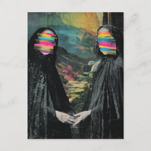 The Women With Blurred Faces ポストカード (正面)