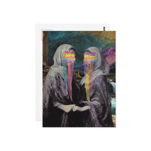 The Women With Blurred Faces in the Mountains ポストカード (正面/裏面インサイチュ)