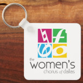 The Women's Chorus of Dallas Logo キーホルダー (正面)