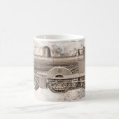The wonderful age of steam locomotion コーヒーマグカップ (中央)