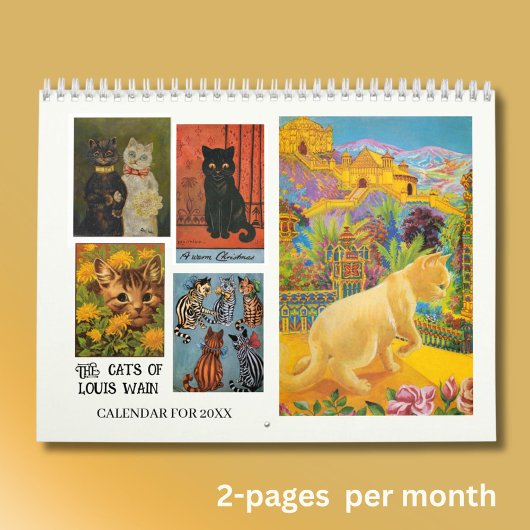 The Wonderful Cats of Louis Wain 2026  カレンダー