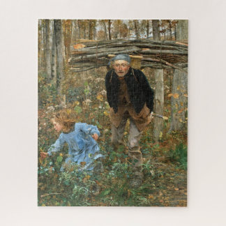 The Wood Gatherer - Jules Bastien-Lepage, 1881   ジグソーパズル