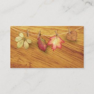 The wooden sign is elegant名刺 名刺