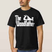 The Woodfather Carpentry Carpenter Joiner Tシャツ (正面)