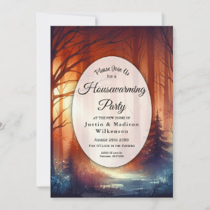 The Woodland Spell of Fall Housewarming Party 招待状