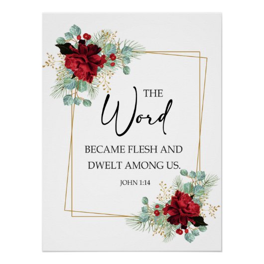 The word became flesh and dwelt among us ポスター (正面)