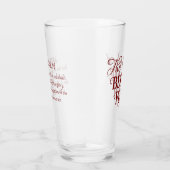 The Word Bible Verse Gospel of John Christian Red タンブラーグラス (右)