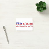 The word "Dream" with American flag ポストイット (オフィス)
