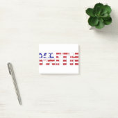 The word " Faith"  with American flag ポストイット (オフィス)