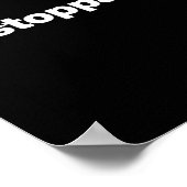 The Word Unstoppable _ A Design That Says Unstoppa ポスター (角)