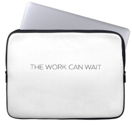 The Work Can Wait Minimalist Professional  ラップトップスリーブ