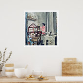 The Workshop of Silversmiths, from a silversmith b ポスター (キッチン)