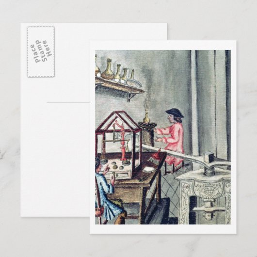 The Workshop of Silversmiths, from a silversmith b ポストカード (正面/裏面)