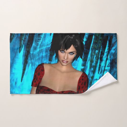 The World Behind the Eyes hand towel ハンドタオル (ハンドタオル)