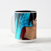 The World Behind the Eyes mug ツートーンマグカップ (正面左)