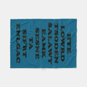 The World Doesn't Always Make Sense, Funny Motivat フリースブランケット (正面(横))