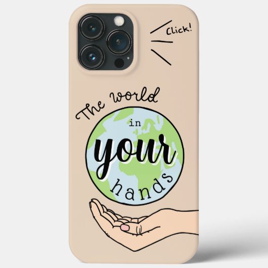 the world in your hands Case-Mate iPhone Hülle iPhoneケース (裏面)