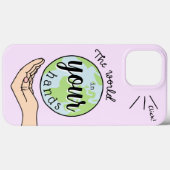 the world in your hands Case-Mate iPhone Hülle iPhoneケース (裏面 (横))