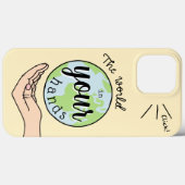the world in your hands Case-Mate iPhone Hülle iPhoneケース (裏面 (横))