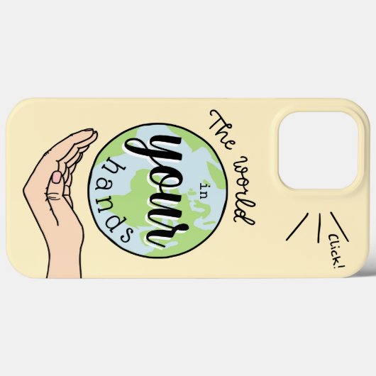 the world in your hands Case-Mate iPhone Hülle iPhoneケース (裏面 (横))