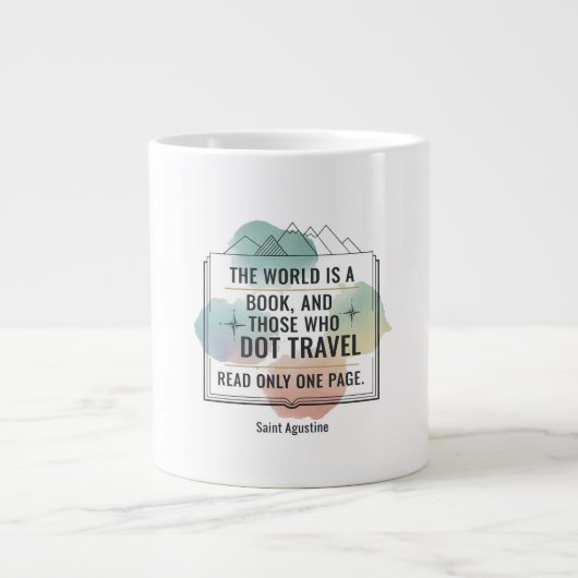 The World Is A Book ジャンボコーヒーマグカップ (正面)