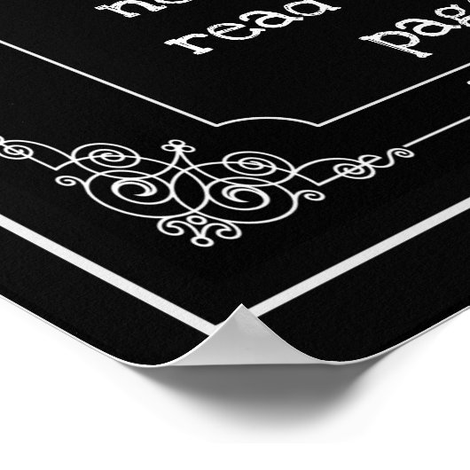 The world is a book -Saint Augustine ポスター (角)