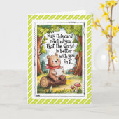 The World Is Better With You In It Inspiration  カード (黄色い花)