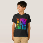 The World Is Better With You In It Mental Health A Tシャツ (正面フル)