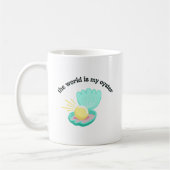 The World is My Oyster Mug コーヒーマグカップ (左)