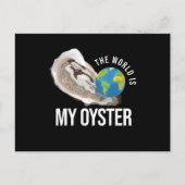 The World Is My Oyster Oyster Shell ポストカード (正面)
