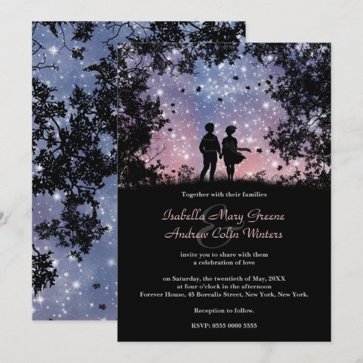 The World Is Our - Borealis Version - 結婚's 招待状 (正面/裏面)