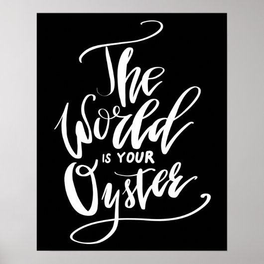 The World Is Your Oyster ポスター (正面)
