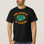 The World Is Yours Globe Graphic Tee Tシャツ (正面)