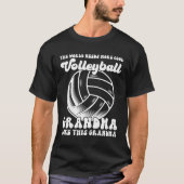the world needs more cool volleyball grandma grand tシャツ (正面)