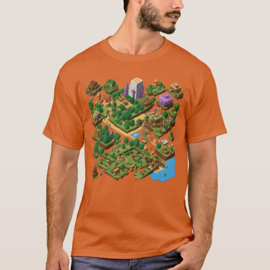 The world of classic video games boy funny tシャツ (正面)