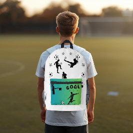The World of Football Backpack プリントバックパック