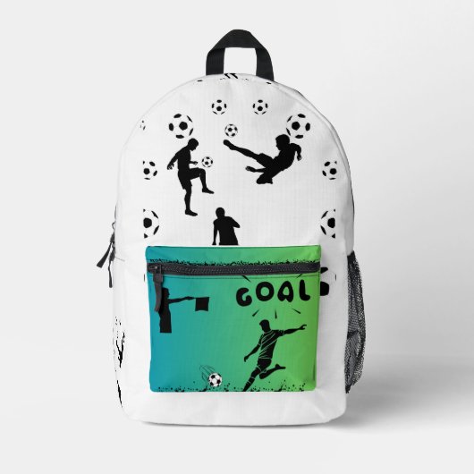 The World of Football Backpack プリントバックパック (正面)