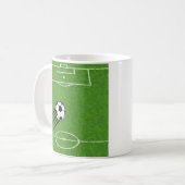 The World of Football Personalized Mug コーヒーマグカップ (正面左)