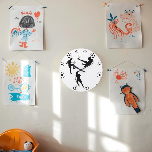The World of Football Wall Clock ラージ壁時計