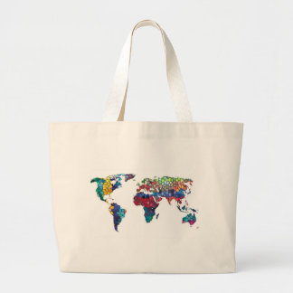 The World to Me Collection ラージトートバッグ