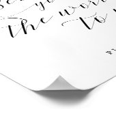 The World to Us Mapゲストボードサイン ポスター (角)