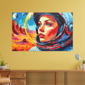 THE WORLD WE DISCOVERED キャンバスプリント (インサイチュ (リビング))