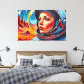 THE WORLD WE DISCOVERED キャンバスプリント (インサイチュ (寝室))