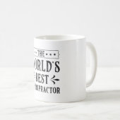 The World's Best Chiropractor Chiropractic Spine コーヒーマグカップ (正面右)